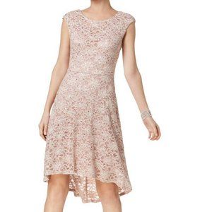 Connected apparel Dusty Rose Sequenced Dress $45